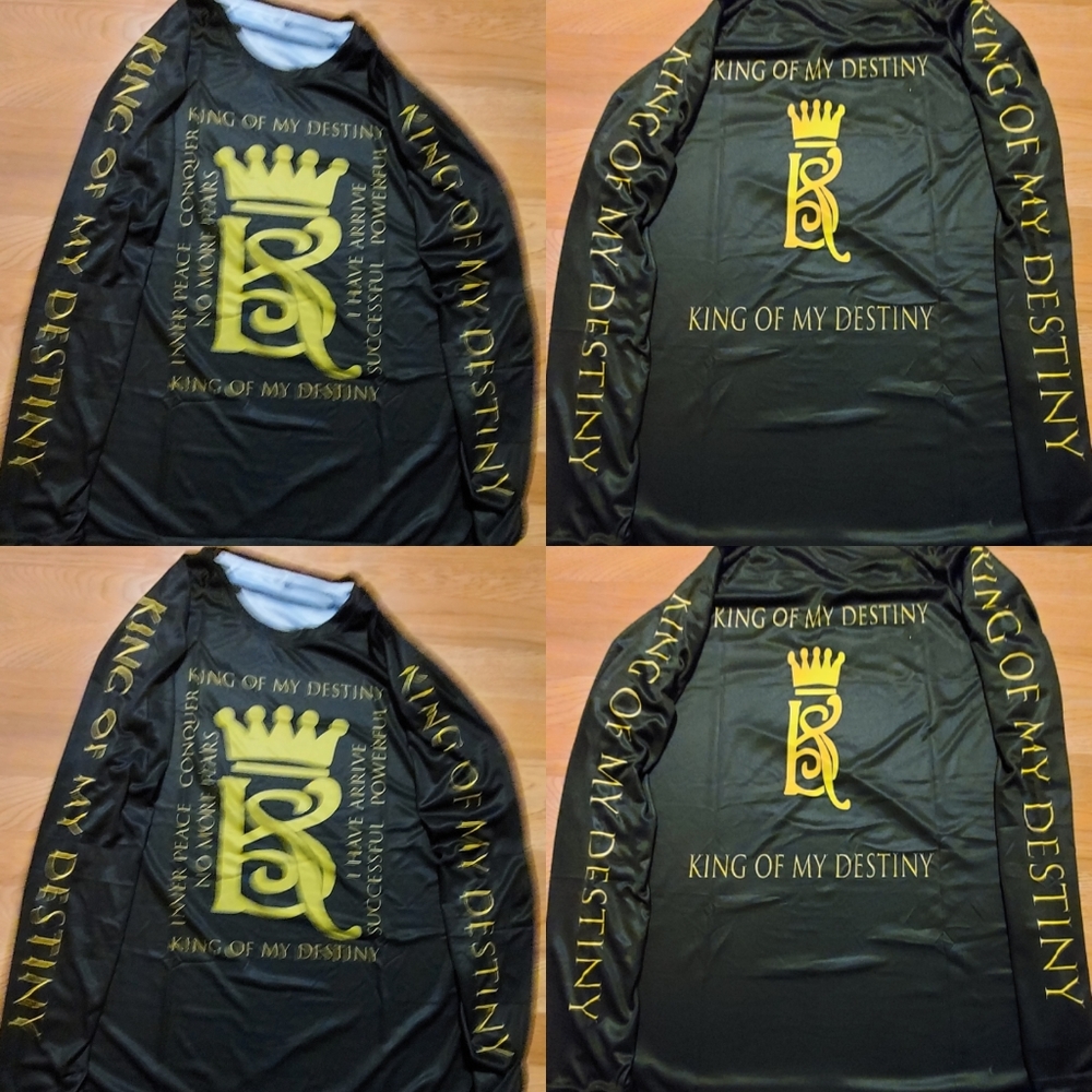 Long Sleeve Biker Style Shirt